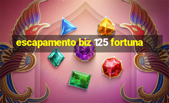 escapamento biz 125 fortuna