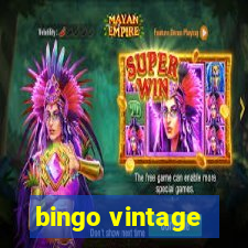 bingo vintage