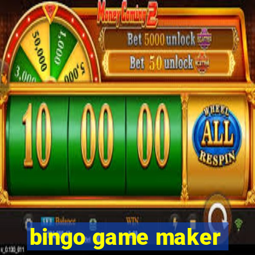 bingo game maker