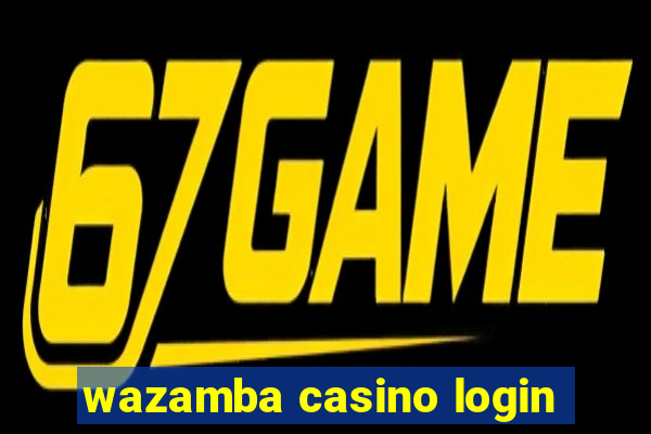 wazamba casino login