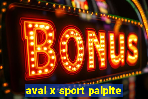 avai x sport palpite