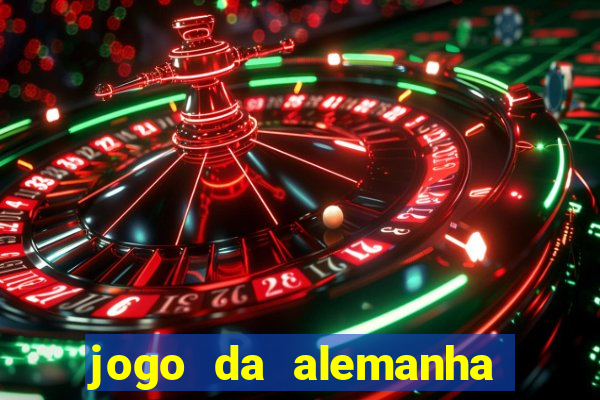 jogo da alemanha ao vivo