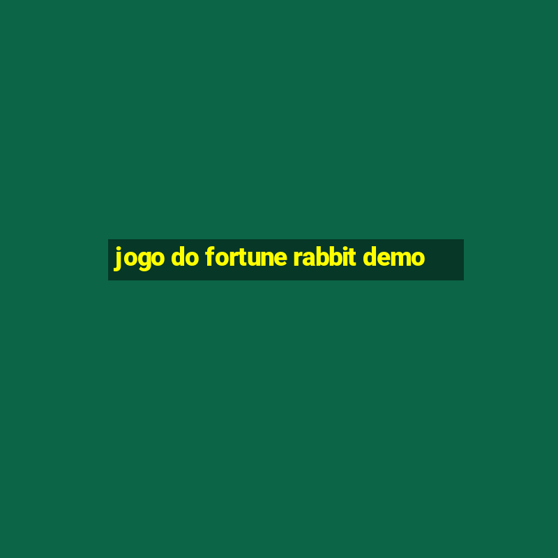 jogo do fortune rabbit demo