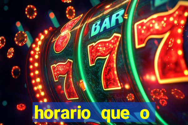 horario que o dragon fortune paga