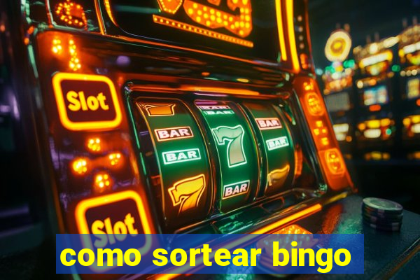 como sortear bingo