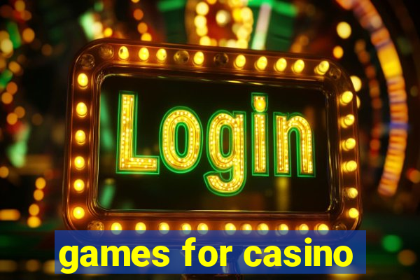 games for casino