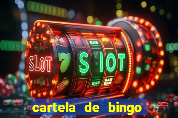 cartela de bingo de nomes para imprimir