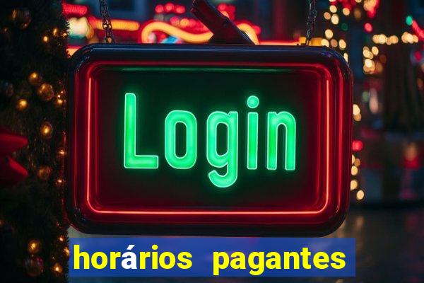 horários pagantes fortune tiger hoje