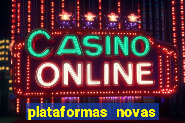 plataformas novas com bonus de cadastro