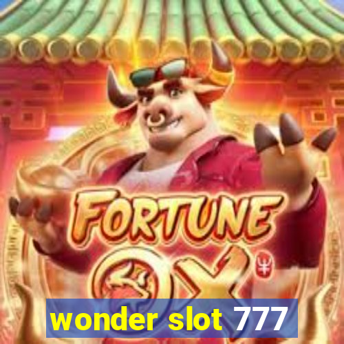 wonder slot 777