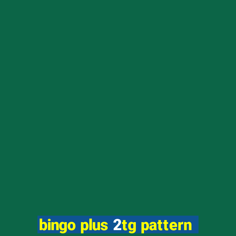 bingo plus 2tg pattern