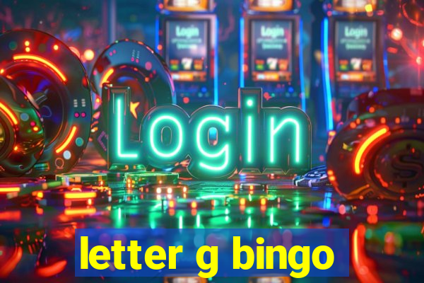 letter g bingo