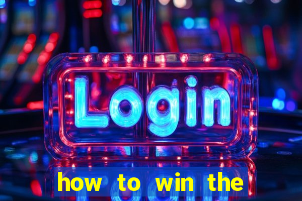 how to win the slot machine