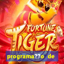 programa??o de jogos de futebol