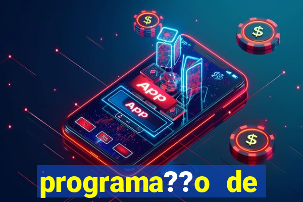 programa??o de jogos de futebol