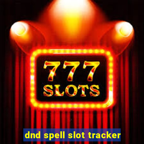 dnd spell slot tracker