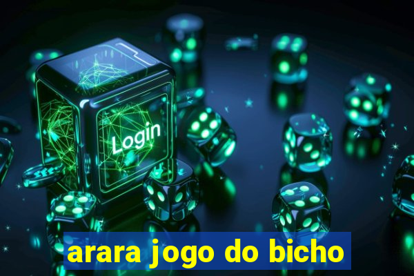 arara jogo do bicho