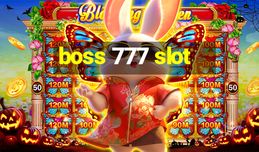 boss 777 slot