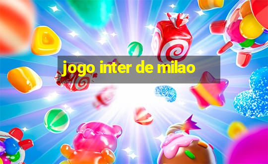 jogo inter de milao