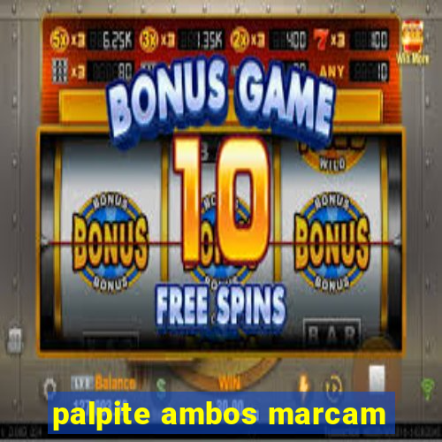 palpite ambos marcam