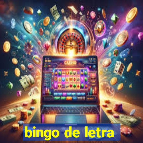 bingo de letra