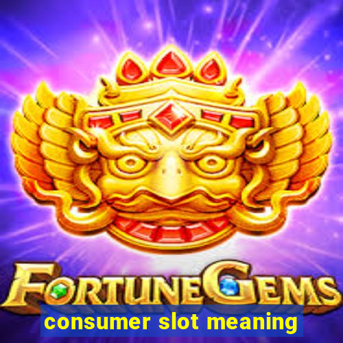 consumer slot meaning