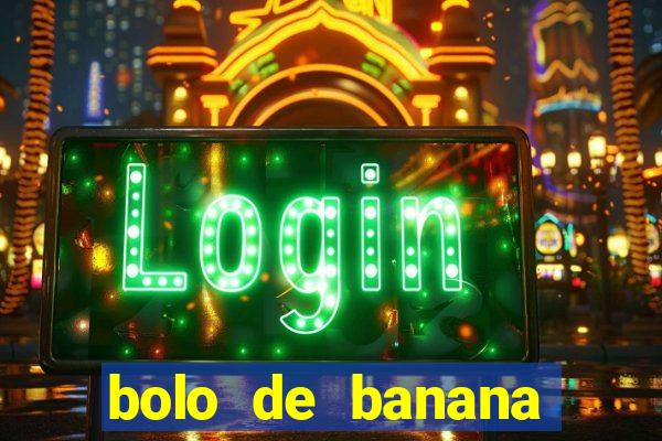 bolo de banana menino prendado