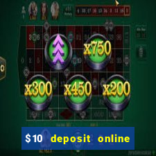 $10 deposit online casino nz