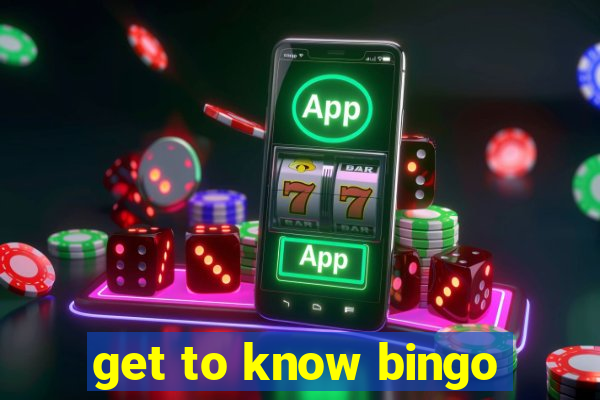 get to know bingo