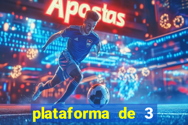 plataforma de 3 reais cassino