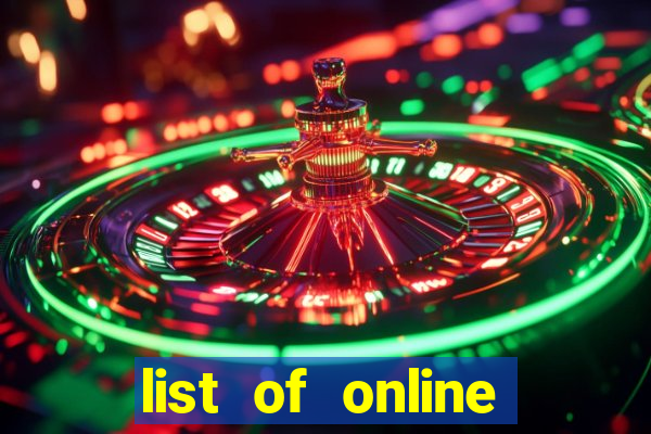 list of online slot sites