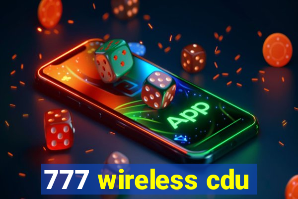 777 wireless cdu