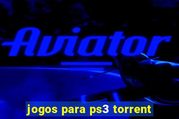 jogos para ps3 torrent