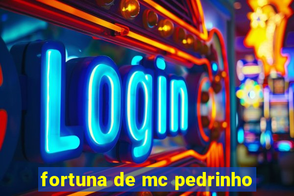 fortuna de mc pedrinho