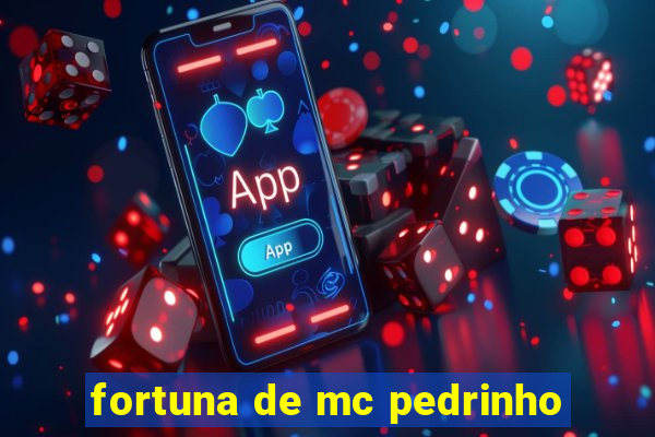 fortuna de mc pedrinho