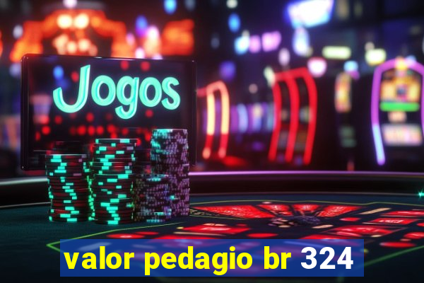 valor pedagio br 324