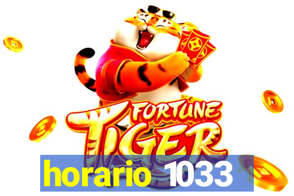 horario 1033