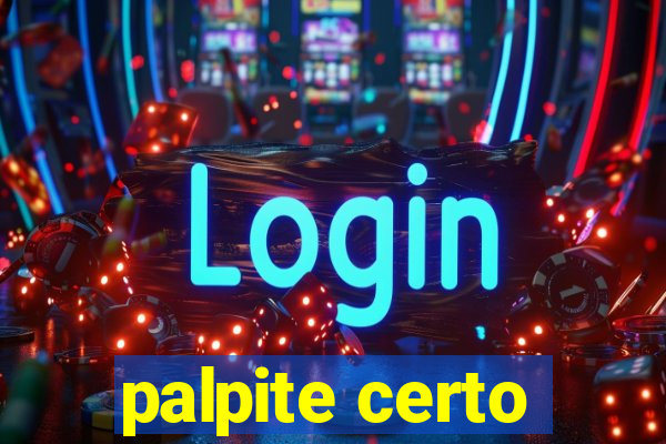 palpite certo