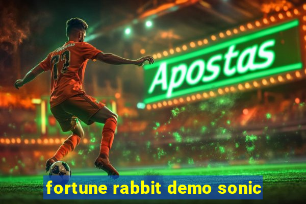 fortune rabbit demo sonic