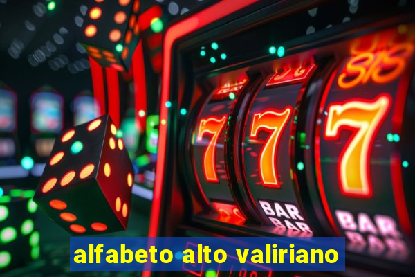 alfabeto alto valiriano