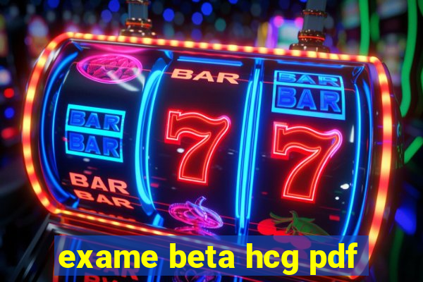 exame beta hcg pdf