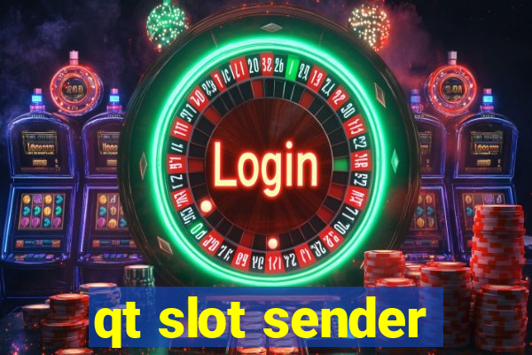 qt slot sender