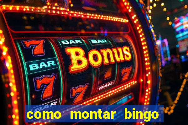 como montar bingo brinquedos toia