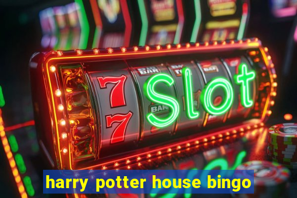 harry potter house bingo