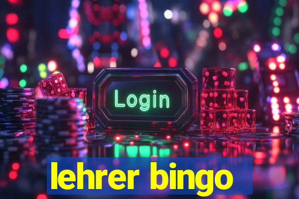 lehrer bingo