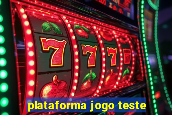 plataforma jogo teste