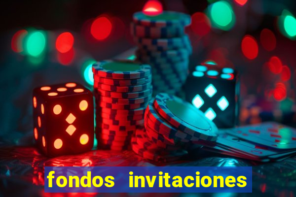 fondos invitaciones de bingo para editar