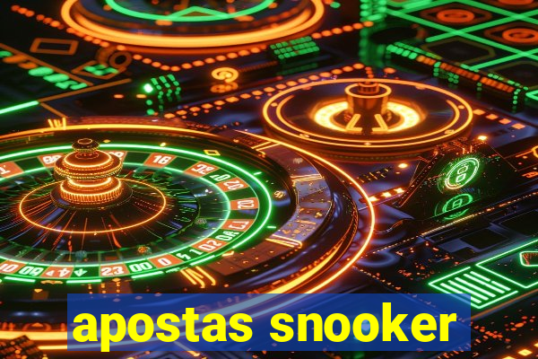 apostas snooker