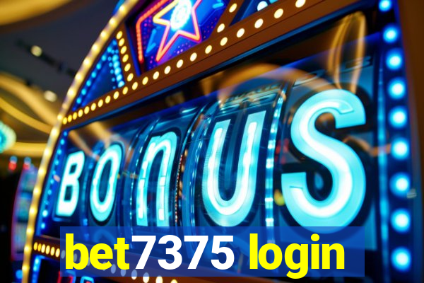 bet7375 login