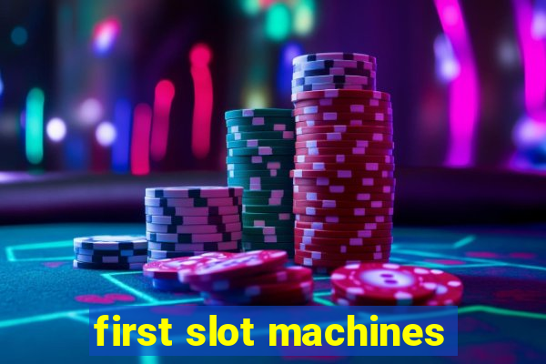 first slot machines